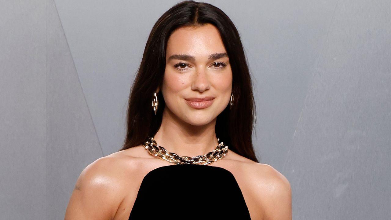 Dua Lipa's Multicolored French Manicure Says Summer Isn't Over Yet—See the Photos